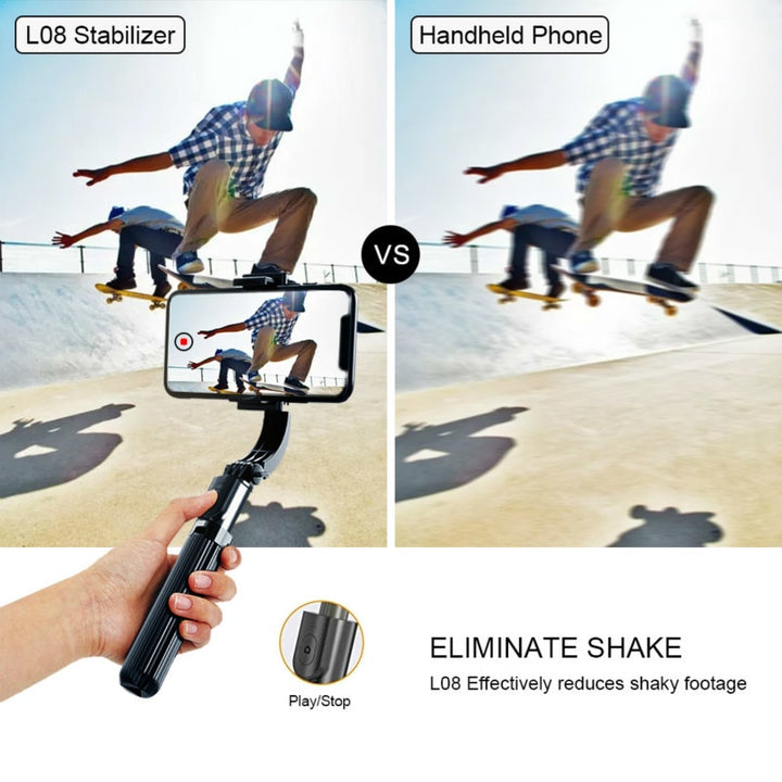 Phone Stabilizer Video Record Universal Handheld Gimbal Smartphone Stabilizers Wireless Bluetooth Selfie Stick Vlog Live Stream freeshipping - Etreasurs