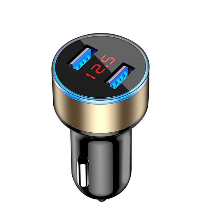 4.8A LED Display USB Phone Charger Car-Charger for Xiaomi Samsung For iPhone 12 11 Pro 7 8 Plus Mobile Phone Adapter Car Charger freeshipping - Etreasurs