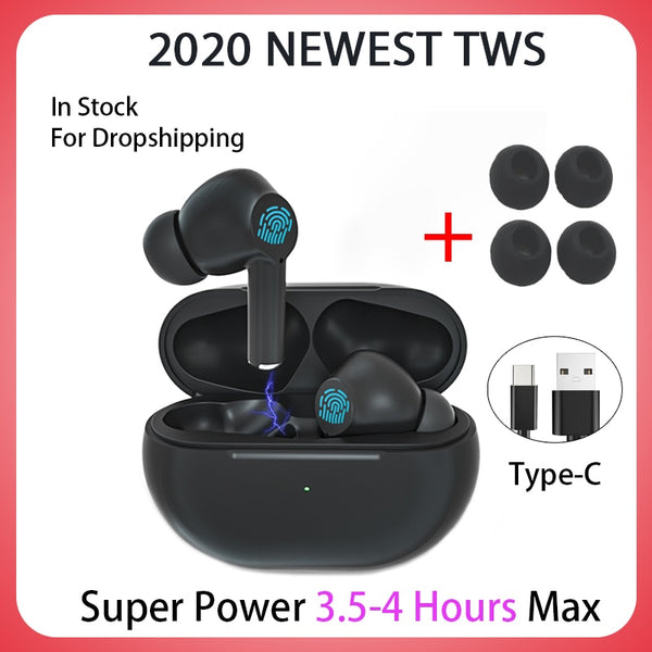 2020 NEWEST TWS Blutooth Wireless Headphones Mini Bass Earphone Headset Sports Earbuds With Charging Box Microphone freeshipping - Etreasurs