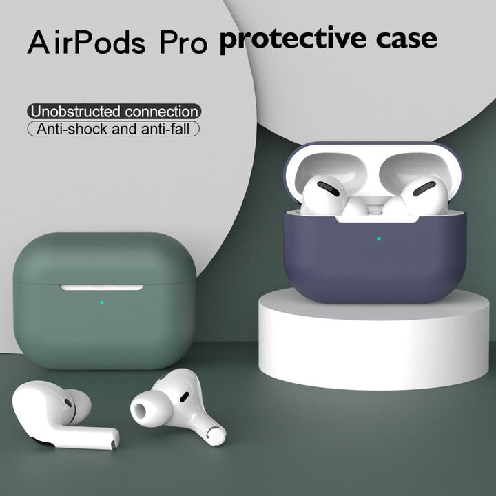 Silicone Cover Case For apple Airpods Pro Case sticker Bluetooth Case for airpod 3 For Air Pods Pro Earphone Accessories skin freeshipping - Etreasurs