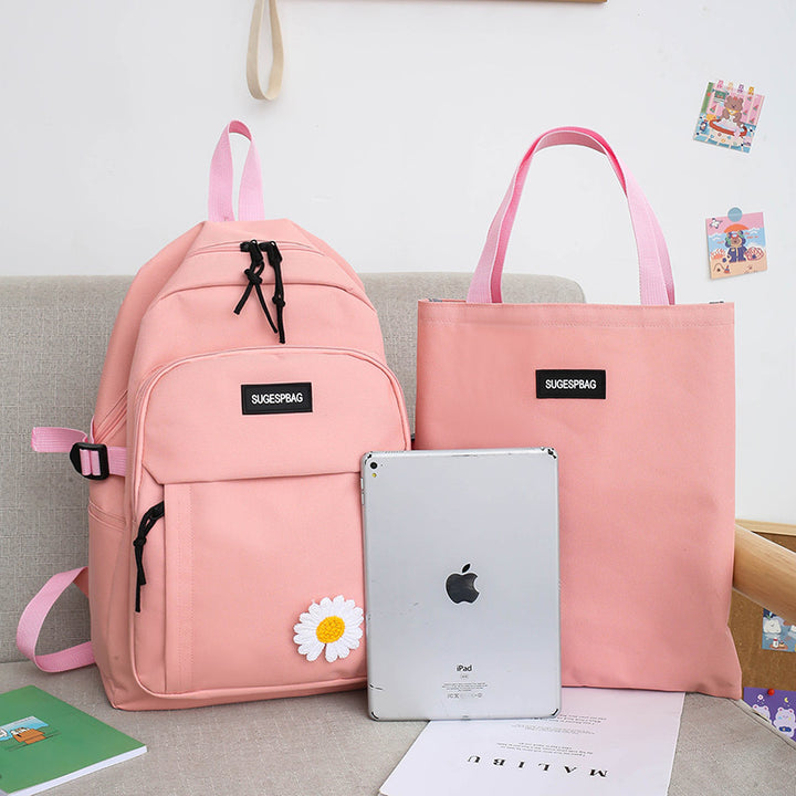 New design fashion 4 pcs per set girls bags school backpacks set for teens freeshipping - Etreasurs