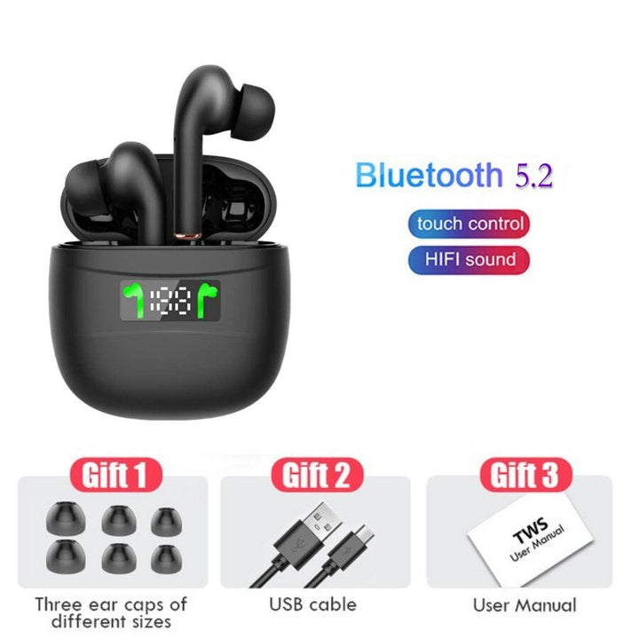 TWS Wireless Earphones Bluetooth 5.0 Headphones IPX7 Waterproof Earbuds LED Display HD Stereo Built-in Mic for Xiaomi iPhone freeshipping - Etreasurs