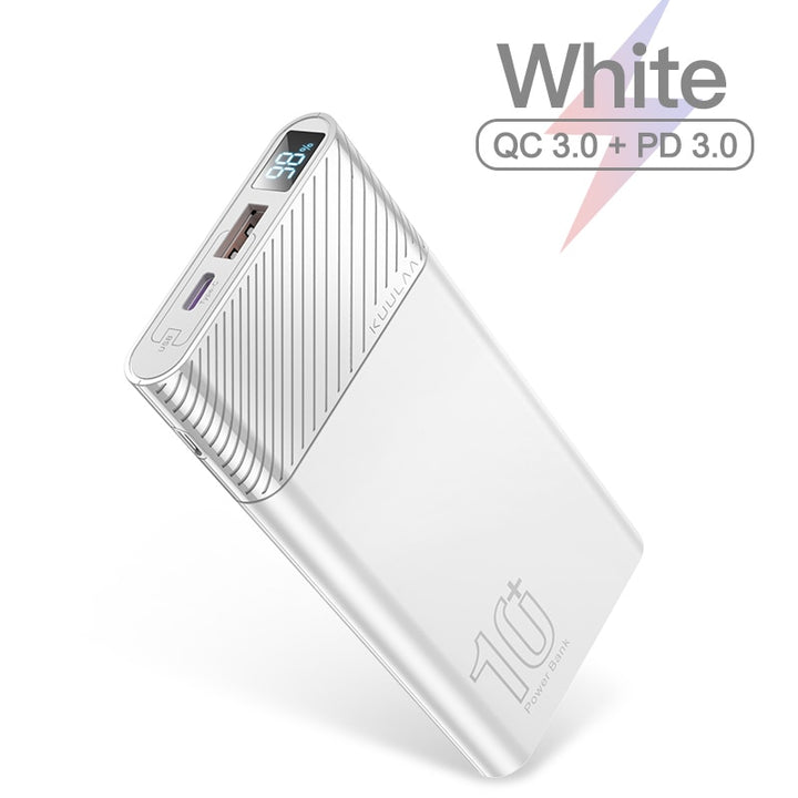 KUULAA Power Bank 10000mAh QC PD 3.0 PoverBank Fast Charging PowerBank 10000 mAh USB External Battery Charger For Xiaomi Mi 10 freeshipping - Etreasurs