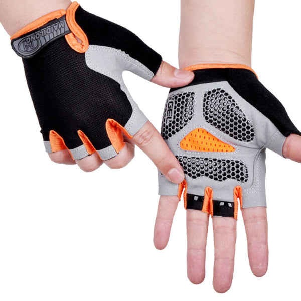 HOT Cycling Anti-slip Anti-sweat Men Women Half Finger Gloves Breathable Anti-shock Sports Gloves Bike Bicycle Glove freeshipping - Etreasurs