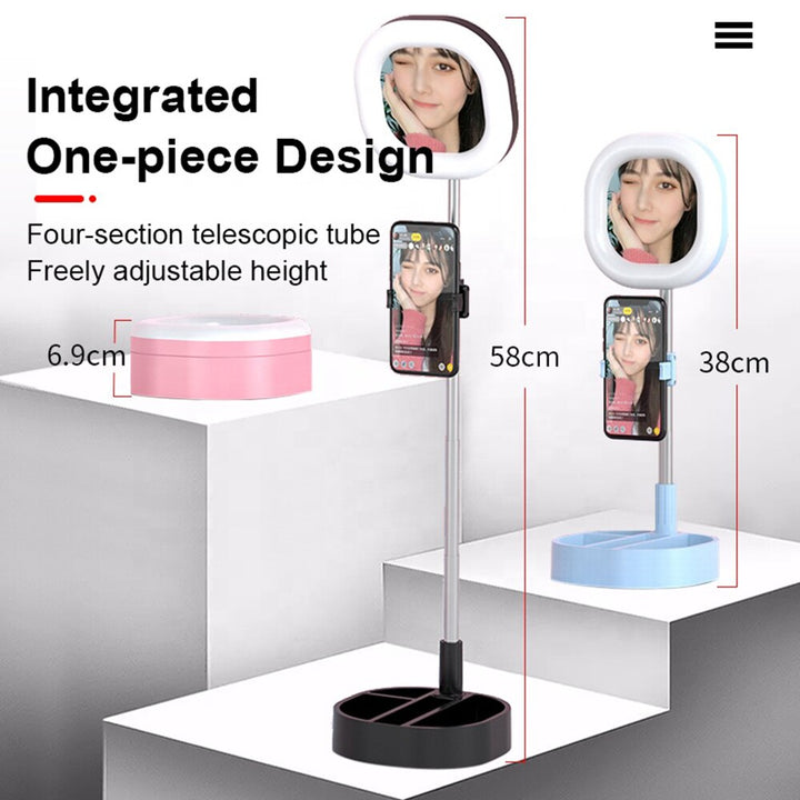 Universal USB Selfie Ring Light Photo Studio Camera Lights Dimmable Video Lighting With Stand For Youtube Makeup Live freeshipping - Etreasurs