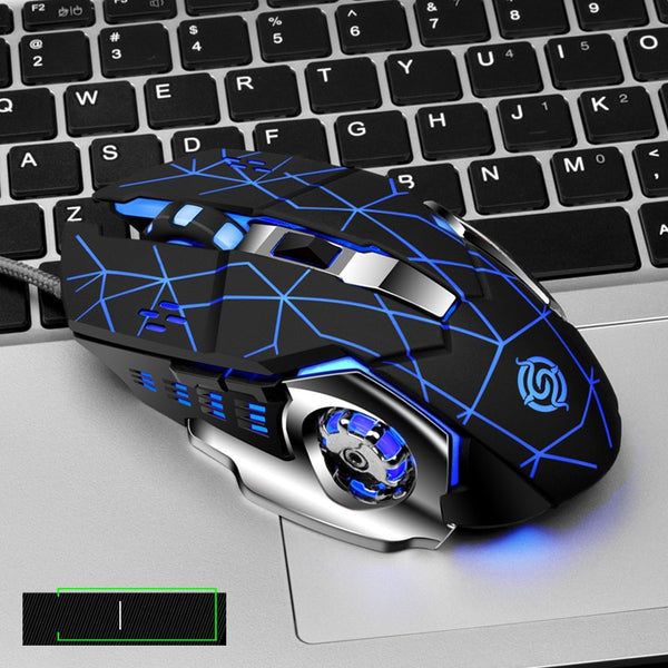 Hot Selling Viper Competition Q5 USB Wired 4 Grades DPI 1200/1600/2400/3200 6 Buttons Online Games Competitive Mouse freeshipping - Etreasurs