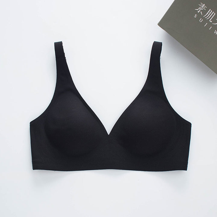 Seamless Bra Wire Free Bra Sexy Triangle Brassiere Soft Women's Push Up Underwear Feminina Small Breast Adjusts Female A B C Cup freeshipping - Etreasurs