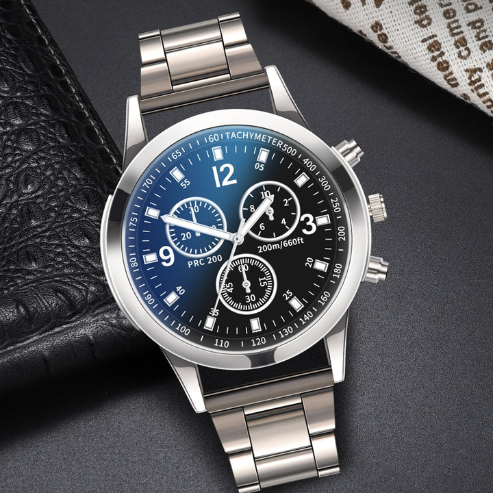 Luxury Men's Business Quartz Watches Stainless Steel Round Dial Casual Watch Man Watches 2021 Modern Classic Horloges Mann #S30 freeshipping - Etreasurs