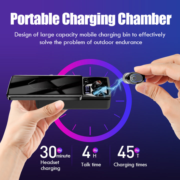 Portable Charging earbud wireless bluetooth LED Digital Display Y33 Earbud TWS Pro Ear Phones with Power bank 10000mAh freeshipping - Etreasurs