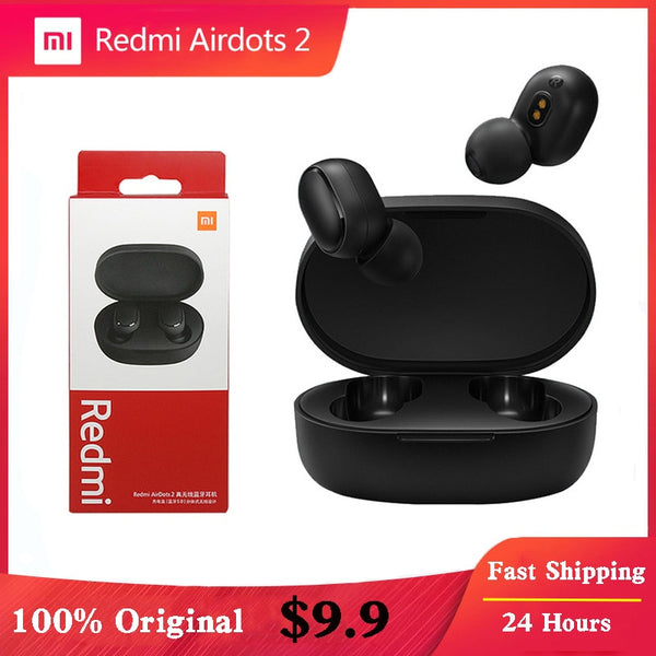 Xiaomi Redmi Airdots 2 Earbuds True Wireless Earphone Bluetooth 5.0 Noise Reductio Headset With Mic Tws Original Xiaomi Airdots freeshipping - Etreasurs