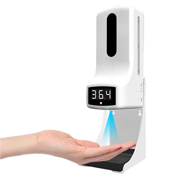 K9 thermometer intelligent soap dispenser automatic alcohol Gel sensor temperature K9 pro freeshipping - Etreasurs