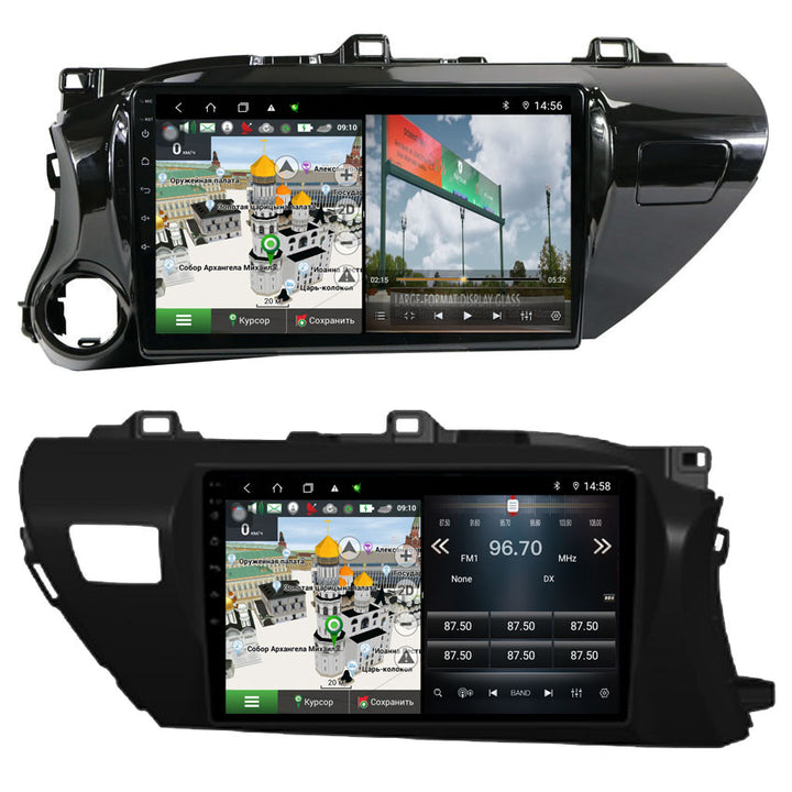 4G DSP  Octa 8 Core android 10 for Toyota Hilux Car radio multimedia DVD player autoradio CAR GPS navigation stereo  MAP freeshipping - Etreasurs