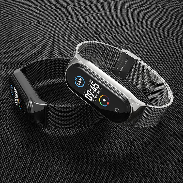 Strap for Mi Band 5 6 Metal Milanese Bracelet On Mi Band 4 Wristband Stainless Steel Mi Band 3 Strap For Xiaomi Miband 5 4 Xaomi freeshipping - Etreasurs