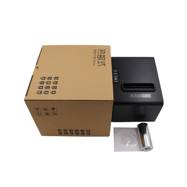 80mm Thermal Receipt Printer POS Printer with Auto Cutter, USB Lan port best price freeshipping - Etreasurs