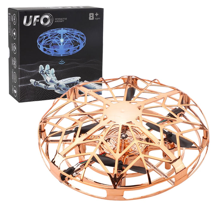 Mini Helicopter RC UFO Dron Aircraft Hand Sensing Infrared RC Quadcopter Electric Induction Toys for Children Mini Drone freeshipping - Etreasurs