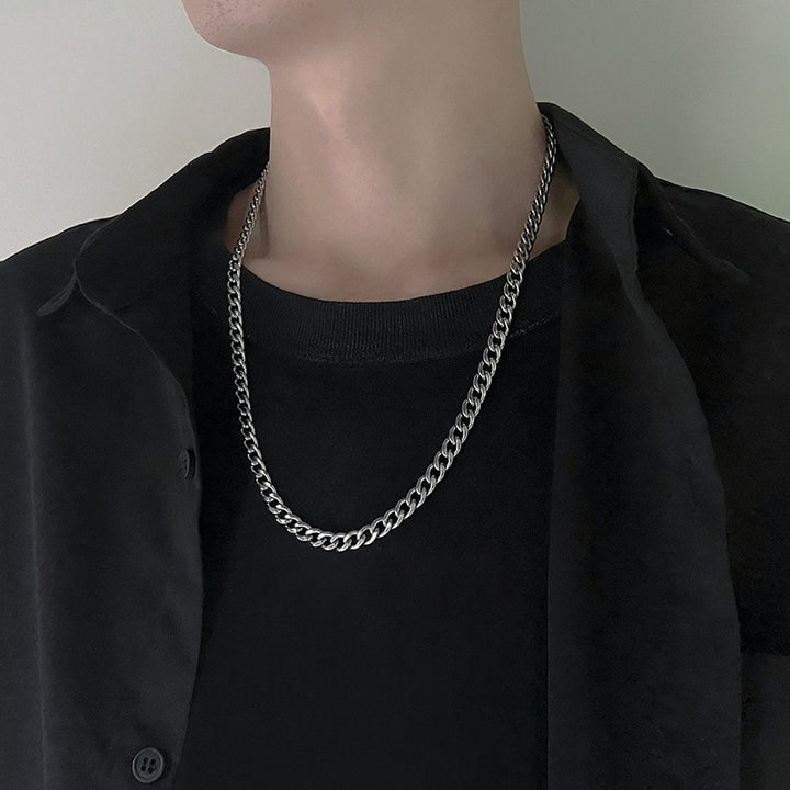 Stainless Steel Chain Necklaces for Women Men Long Hip Hop Necklace On The Neck Fashion Jewelry Accessories Friends Gifts freeshipping - Etreasurs