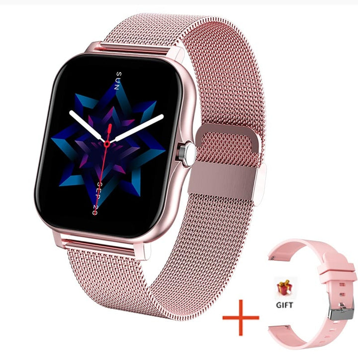 2021 New Women Smart watch Men 1.69" Color Screen Full touch Fitness Tracker Men Call Smart Clock Ladies For Android IOS+BOX freeshipping - Etreasurs