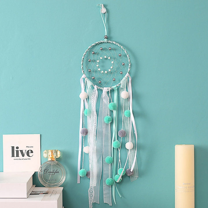 Original silver gray dream catcher 2 ring Indian feather hanging art gifts to bestie friends creative valentine's day gifts freeshipping - Etreasurs