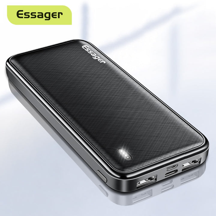 Essager 10000mAh Power Bank Portable Charging External Battery Charger Pack 10000 mAh Powerbank For iPhone Xiaomi mi PoverBank freeshipping - Etreasurs