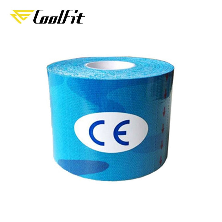 CoolFit 5 Size Kinesiology Tape Athletic Recovery Self Adherent Wrap Taping Medical Muscle Pain Relief Knee Pads Protector freeshipping - Etreasurs