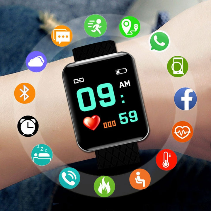 Digital Smart sport watch men's watches digital led electronic wristwatch Bluetooth fitness wristwatch women kids hours hodinky freeshipping - Etreasurs