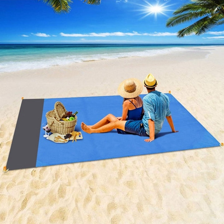 2x2.1m Waterproof Pocket Beach Blanket Folding Camping Mat Mattress Portable Lightweight Mat Outdoor Picnic Mat Sand Beach Mat freeshipping - Etreasurs