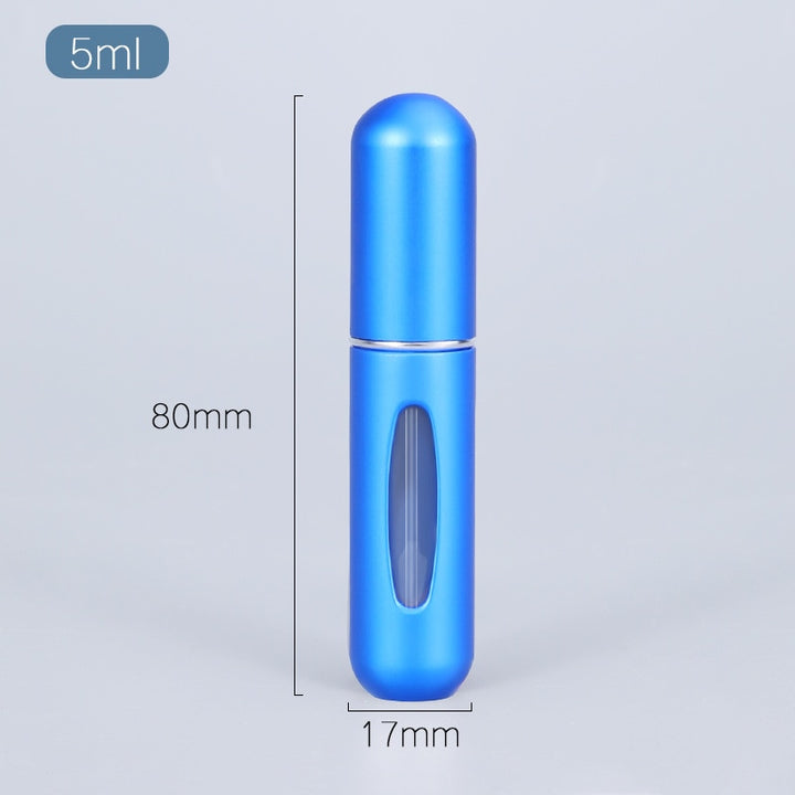 5ml Perfume Atomizer Portable Liquid Container For Cosmetics Mini Aluminum Spray Alcochol Empty Bottle  Refillable For Traveling freeshipping - Etreasurs