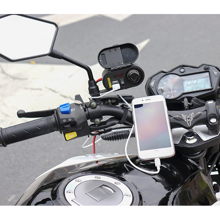Universal Mobile Phone Charger used motorbike, motorcycle accessories motorcycle spare parts motorcycles freeshipping - Etreasurs