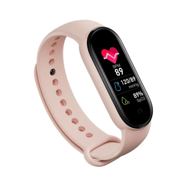 2021 New Smart Band Fitness Tracker Heart Rate Blood Pressure Monitor Color Screen M6 Smart Watch Bracelet IP67 Waterproof freeshipping - Etreasurs