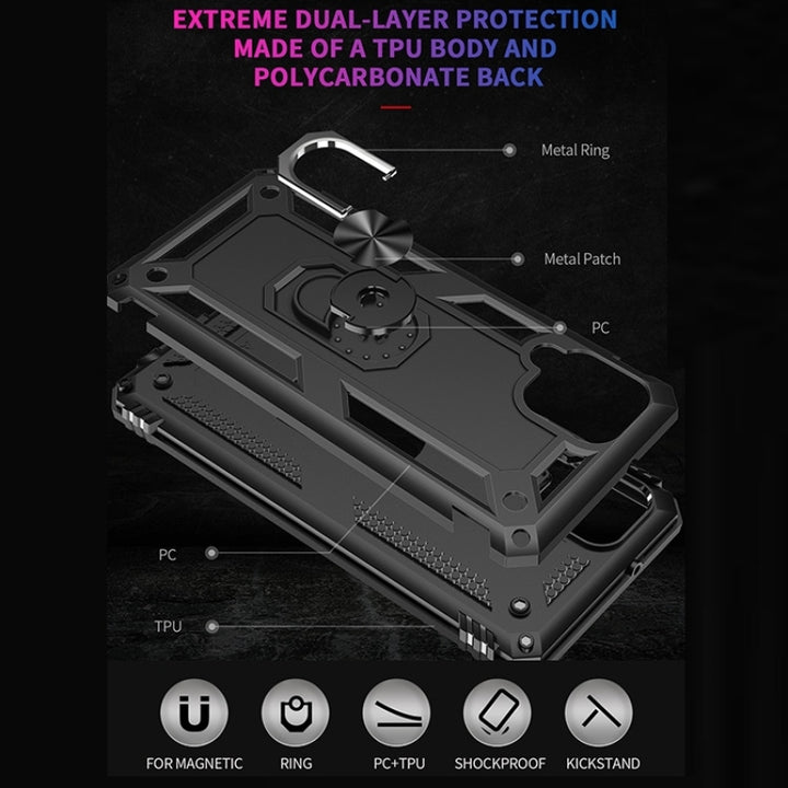 New Phone Accessories Dropshipping TPU + PC Protective Case with 360 Degree Rotating Holder for Samsung Galaxy A12 5G freeshipping - Etreasurs