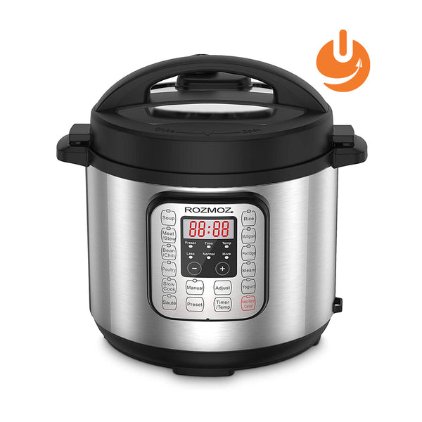 Rozmoz Electric Pressure Cooker Instant Stainless Steel Pot Cooker freeshipping - Etreasurs