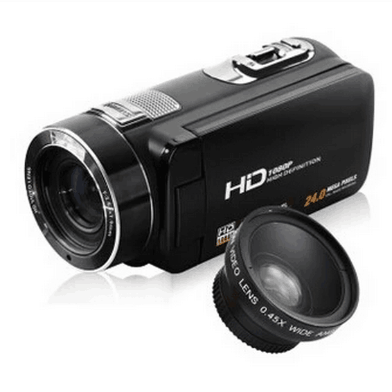 HDV-Z8 1080P Full HD Digital Video Camera Camcorder 24MP 16x Digital Zoom with Wide-angle Lens Camcorder freeshipping - Etreasurs