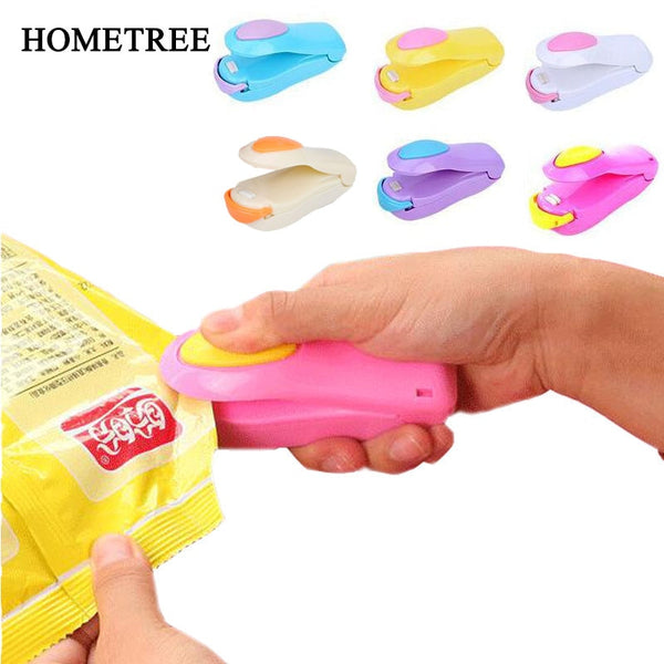 HOMETREE Mini Handheld Holder Electric Heating Snack Sealing Machine Machine Sealed Packaging Plastic Bag Sealed Food Bag H274 freeshipping - Etreasurs