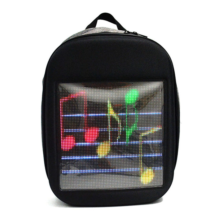 USB Charging App Control Scrolling Message LED display Backpack, Led Message Bag, Led Message Purse freeshipping - Etreasurs