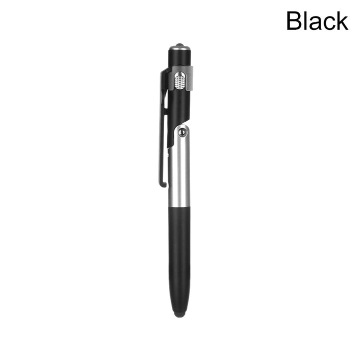 4-in-1 Folding Ballpoint Pen Screen Stylus Touch Pen Universal mini Capacitive Pen with LED For Tablet Cellphone freeshipping - Etreasurs