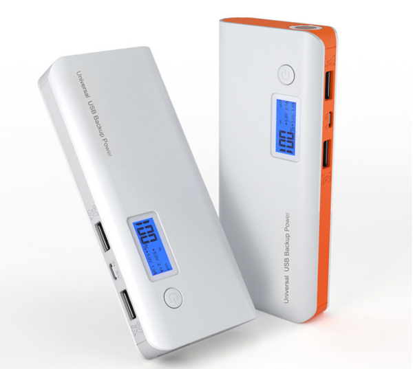 Universal High capacity dual output interface Li-polymer battery slim 13000mah power bank Digital display freeshipping - Etreasurs