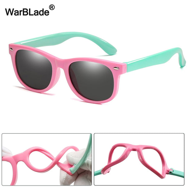 WarBlade New Kids Polarized Sunglasses TR90 Boys Girls Sun Glasses Silicone Safety  Glasses Gift For Children Baby UV400 Eyewear freeshipping - Etreasurs