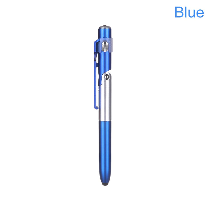 4-in-1 Folding Ballpoint Pen Screen Stylus Touch Pen Universal mini Capacitive Pen with LED For Tablet Cellphone freeshipping - Etreasurs