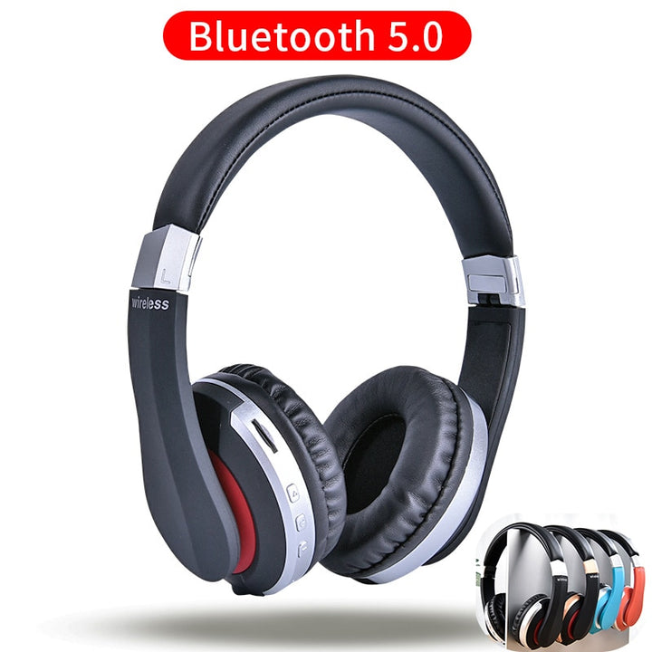 MH7 Wireless Headphones Bluetooth Headset Foldable Stereo Gaming Earphones With Microphone Support TF Card For IPad Mobile Phone freeshipping - Etreasurs