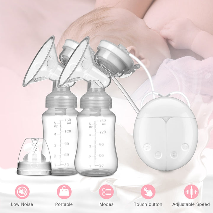 Electric breast pump unilateral and bilateral breast pump manual silicone breast pump baby breastfeeding accessories freeshipping - Etreasurs
