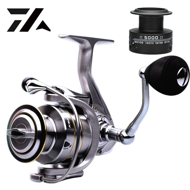 High Quality 14+1 BB Double Spool Fishing Reel 5.5:1 Gear Ratio High Speed Spinning Reel Carp Fishing Reels For Saltwater freeshipping - Etreasurs
