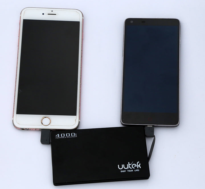 USA Free Shipping Lithium polymer battery mobile power bank 4000mah portable charger UUTEK RSK5 freeshipping - Etreasurs