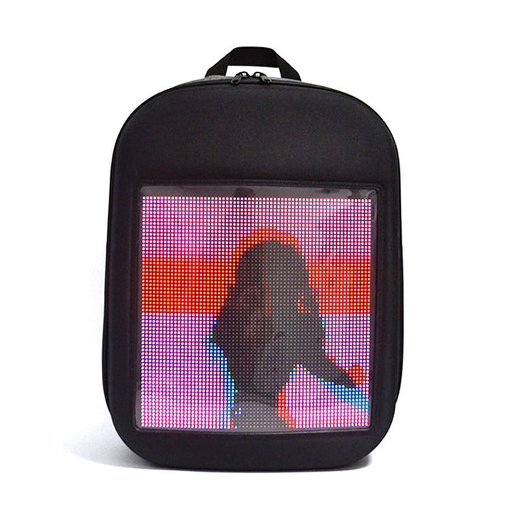 USB Charging App Control Scrolling Message LED display Backpack, Led Message Bag, Led Message Purse freeshipping - Etreasurs