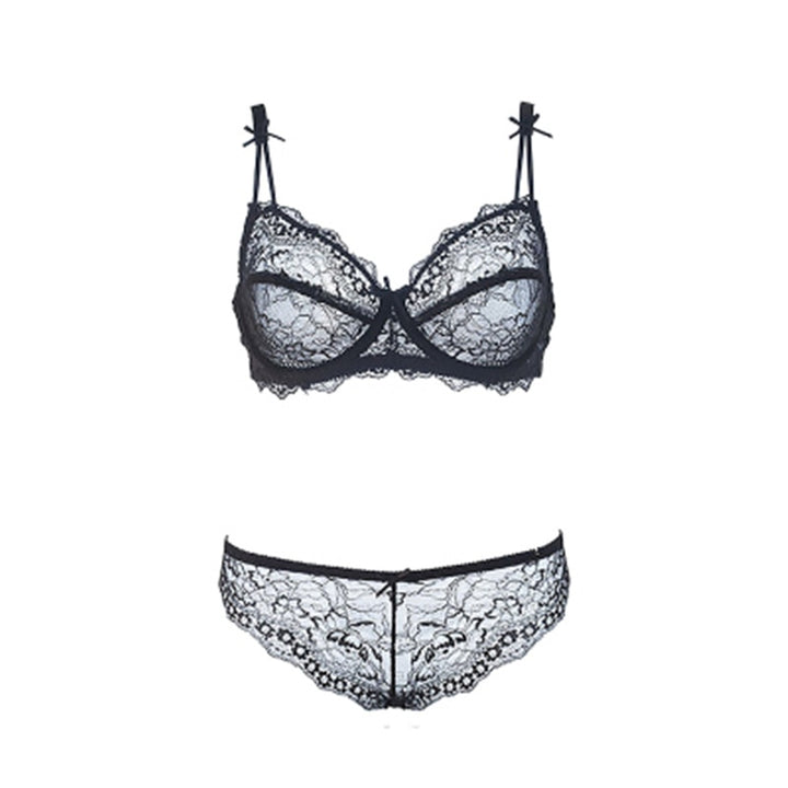 Varsbaby New Top Quality Sexy Underwear Women Bra Set Lace Bra Lace Push Up Lingerie Set freeshipping - Etreasurs