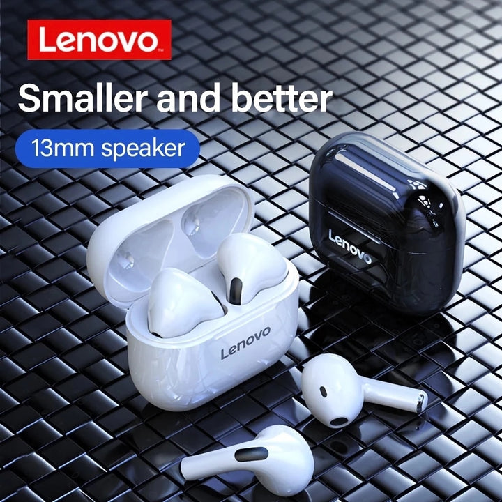 NEW Original Lenovo TWS Wireless Earphone Bluetooth 5.0 Dual Stereo MINI Reduction Bass Touch Control Long Standby 300mAH LP40 freeshipping - Etreasurs