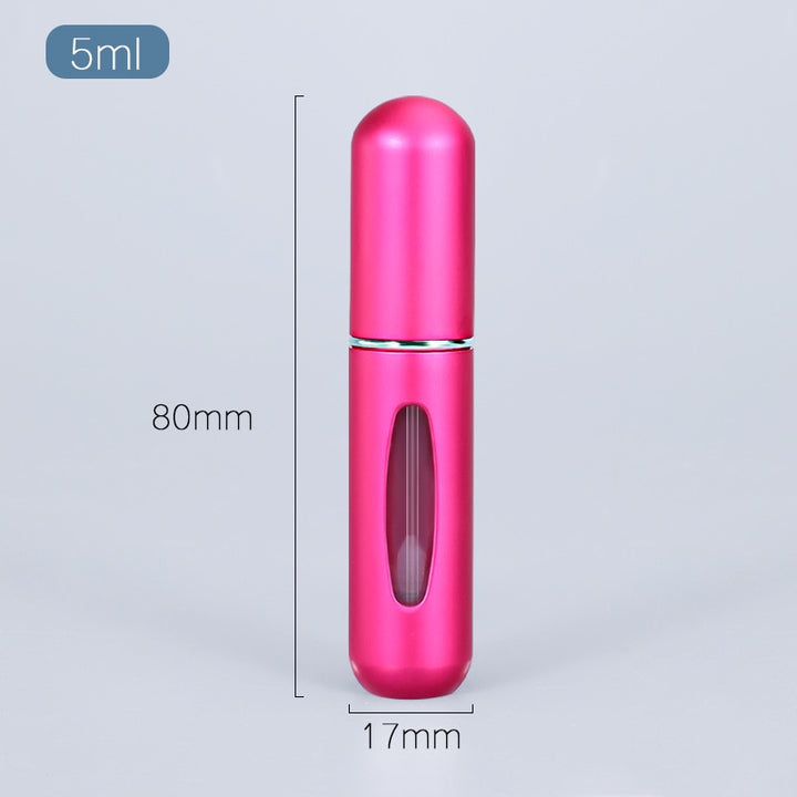 5ml Perfume Atomizer Portable Liquid Container For Cosmetics Mini Aluminum Spray Alcochol Empty Bottle  Refillable For Traveling freeshipping - Etreasurs