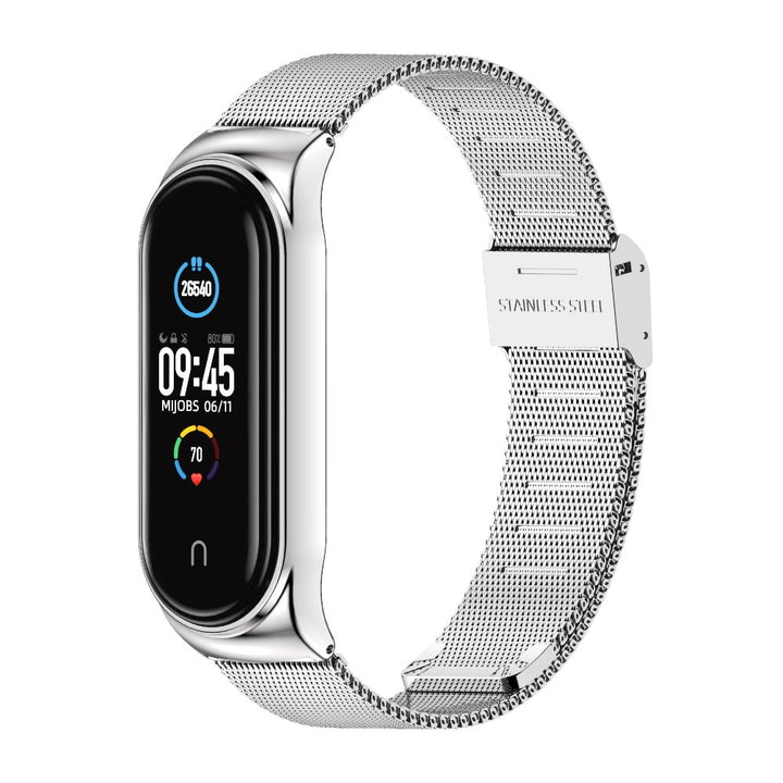 Strap for Mi Band 5 6 Metal Milanese Bracelet On Mi Band 4 Wristband Stainless Steel Mi Band 3 Strap For Xiaomi Miband 5 4 Xaomi freeshipping - Etreasurs