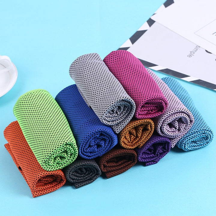 Colors Men And Women Gym Club Yoga Sports Cold Washcloth Running Football Basketball Cooling Ice Beach Towel Lovers Gift Toallas freeshipping - Etreasurs