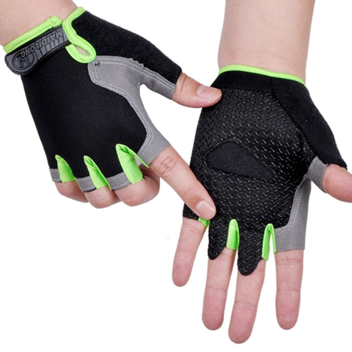 HOT Cycling Anti-slip Anti-sweat Men Women Half Finger Gloves Breathable Anti-shock Sports Gloves Bike Bicycle Glove freeshipping - Etreasurs