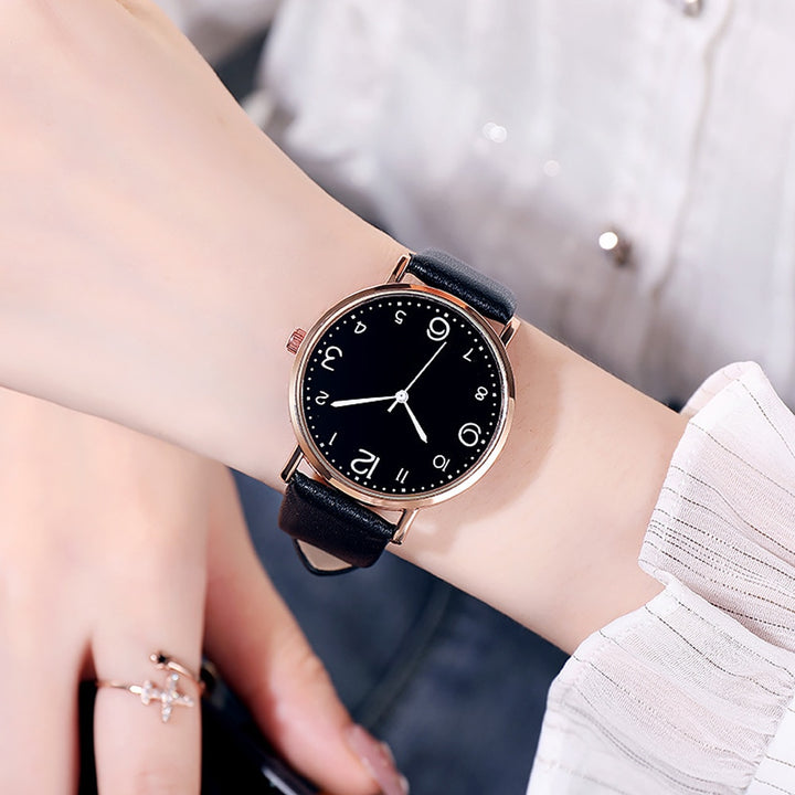 New Women Luxury Quartz Alloy Watch Ladies Fashion Stainless Steel Dial Casual Bracele Watch Leather Wristwatch Zegarek Damski freeshipping - Etreasurs